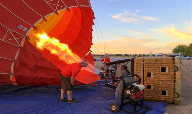 Hot Air Ballooning in Las Vegas